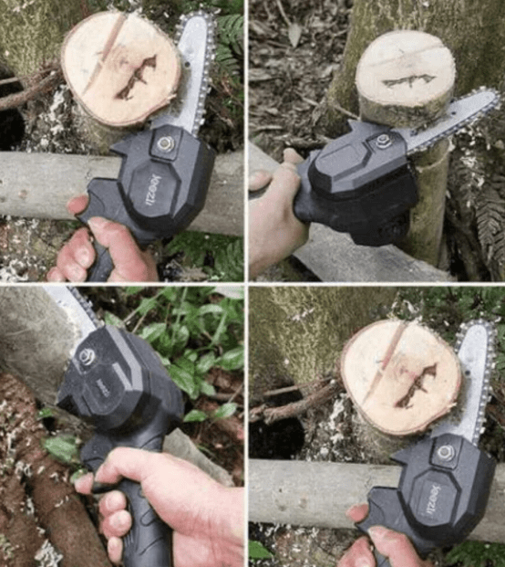 Mini Motosierra Portátil Ergonómica Recargable de 24v - Tienda Ravenza