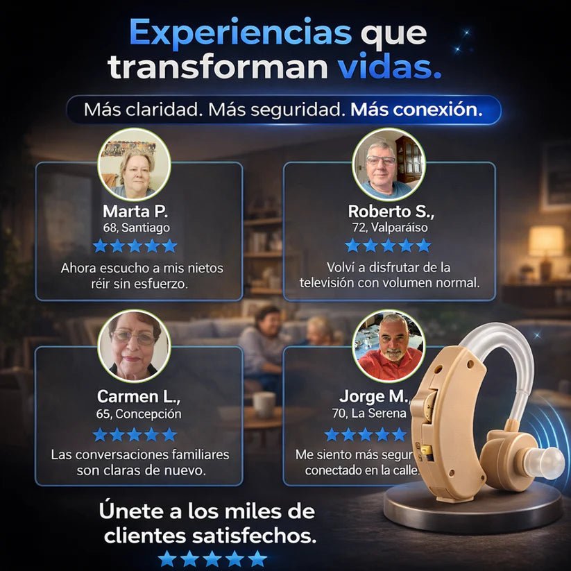 Amplificador de Sonido 🔊 Recupera la Claridad Auditiva + Envío Gratis - Tienda Ravenza