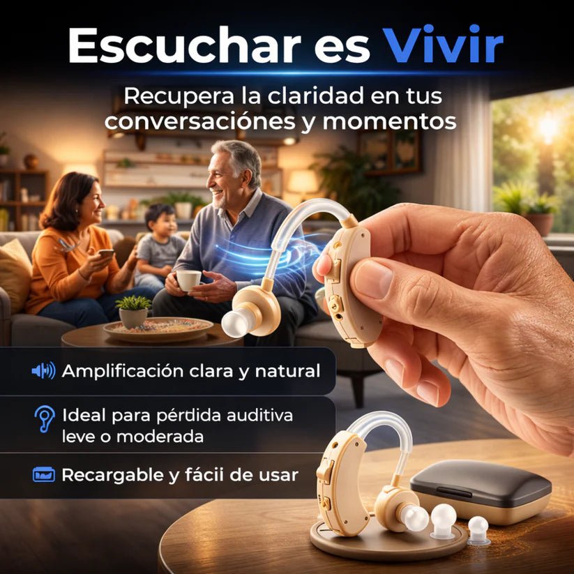 Amplificador de Sonido 🔊 Recupera la Claridad Auditiva + Envío Gratis - Tienda Ravenza