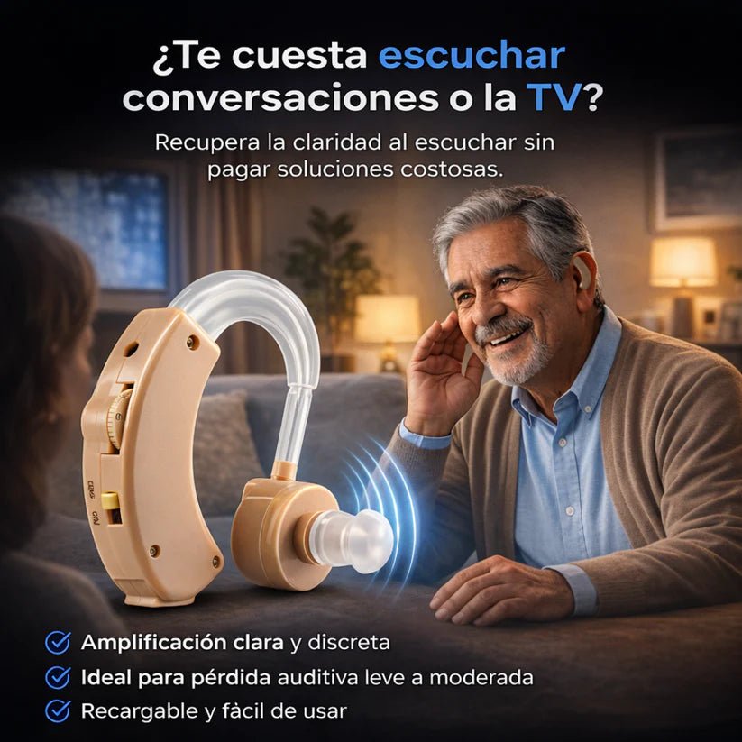 Amplificador de Sonido 🔊 Recupera la Claridad Auditiva + Envío Gratis - Tienda Ravenza
