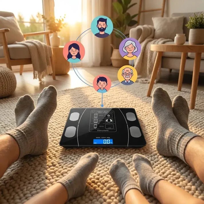 Báscula Digital Smart Pro® – La Forma Inteligente de Medir tu Evolución - Tienda Ravenza