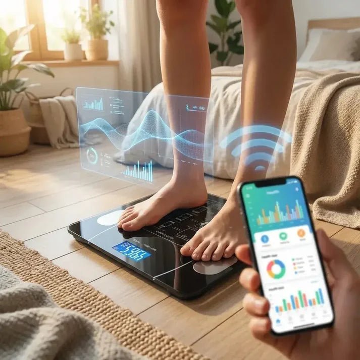 Báscula Digital Smart Pro® – La Forma Inteligente de Medir tu Evolución - Tienda Ravenza