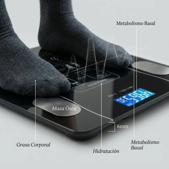 Báscula Digital Smart Pro® – La Forma Inteligente de Medir tu Evolución - Tienda Ravenza