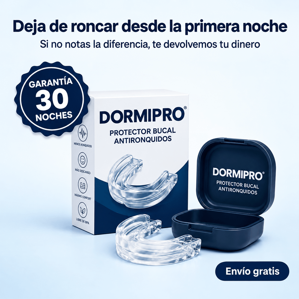 Deja de Roncar la Primera Noche - DORMIPRO - Tienda Ravenza