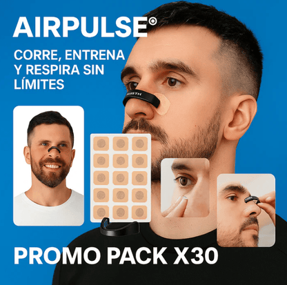 KIT DILATADOR NASAL - AIRPULSE 2X1 - PACK X30® - Tienda Ravenza