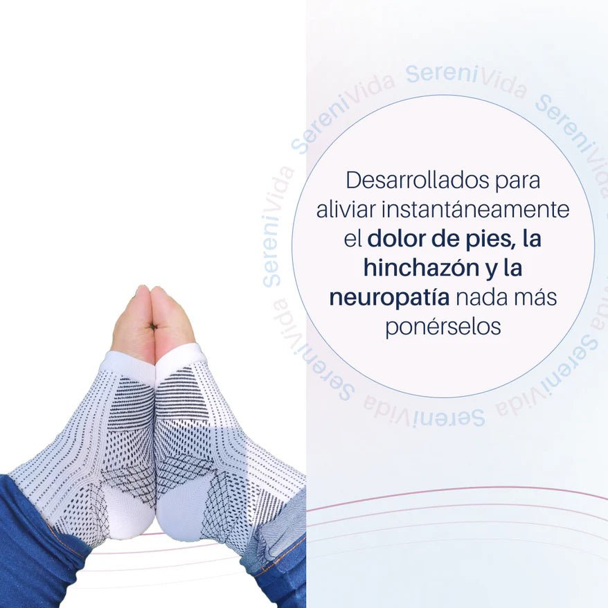 Medias De Compresión - Obtén Alivio Instantáneo De Pies Hinchados Y Adoloridos - Tienda Ravenza