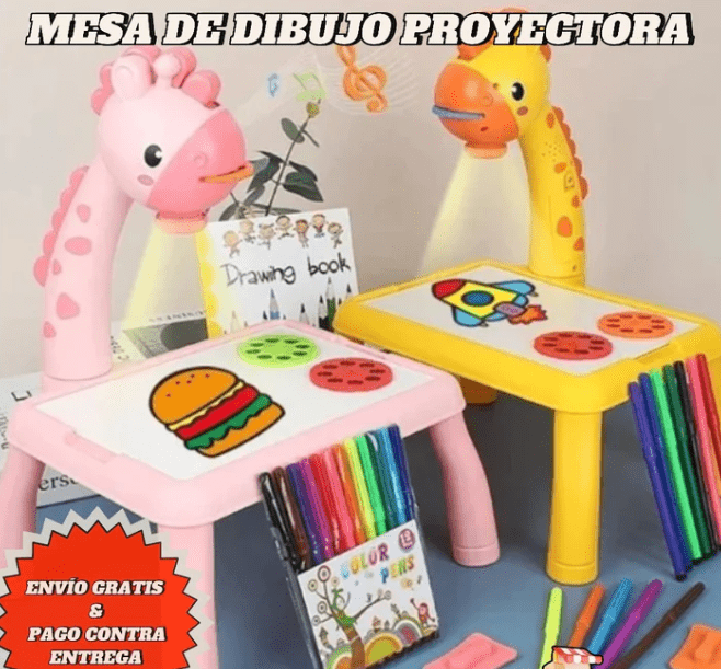 MESA PROYECTORA PARA DIBUJAR (OBSEQUIO 12 MARCADORES) - Tienda Ravenza