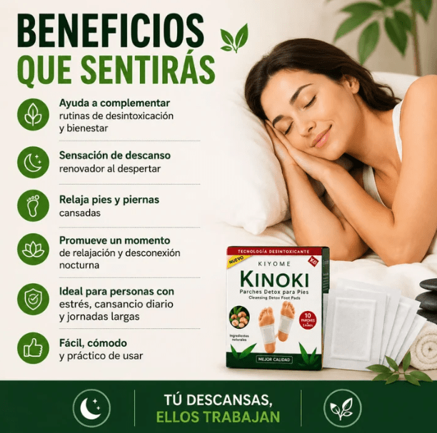 Parches Kinoki desintoxicantes - Despierta más liviano y renovado cada mañana - Tienda Ravenza
