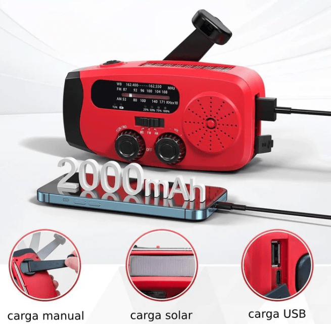 Radio de emergencias Powerson® - Tienda Ravenza