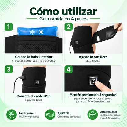 Rodillera Térmica Multiuso – Alivio Inmediato y Real - Tienda Ravenza