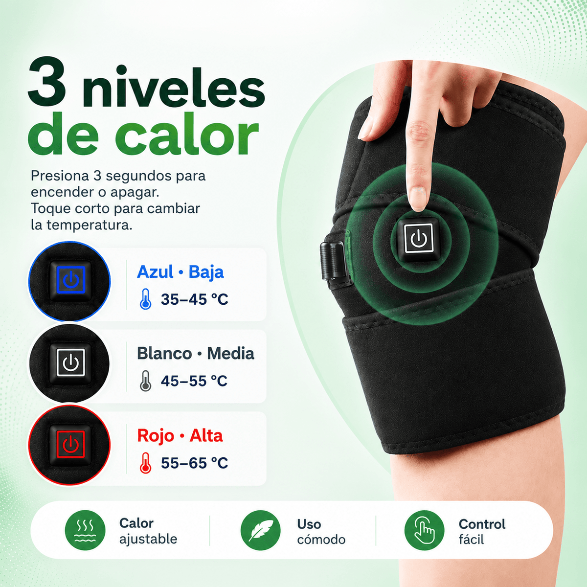 Rodillera Térmica Multiuso – Alivio Inmediato y Real - Tienda Ravenza