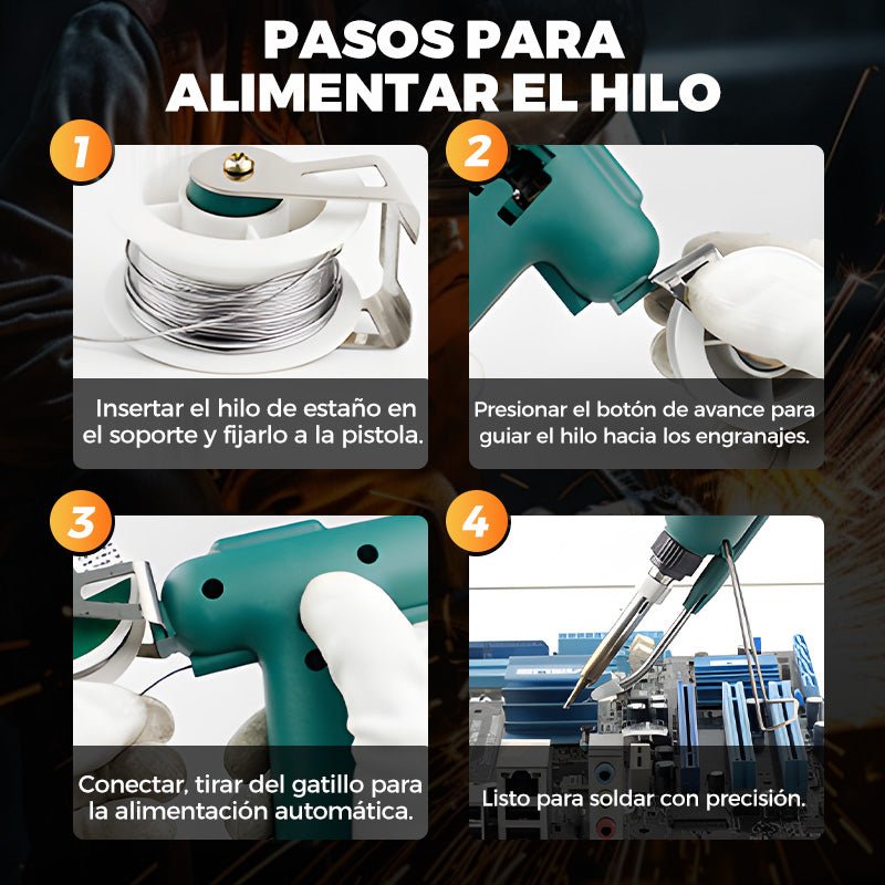 Soldador Eléctrico 80W de Alta Eficiencia - Tienda Ravenza